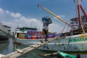 Jakarta's Sunda Kelapa Habour