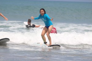 Bali surfing lesson