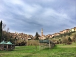 View of Siena from its local city farm